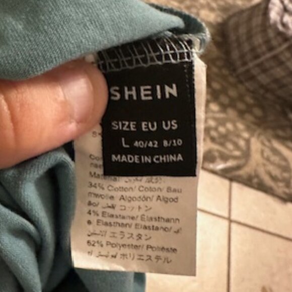 SHEIN One Shoulder Blouse Size L - Picture 3 of 3